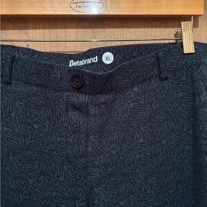 Betabrand Dark Patterned Men's Chinos